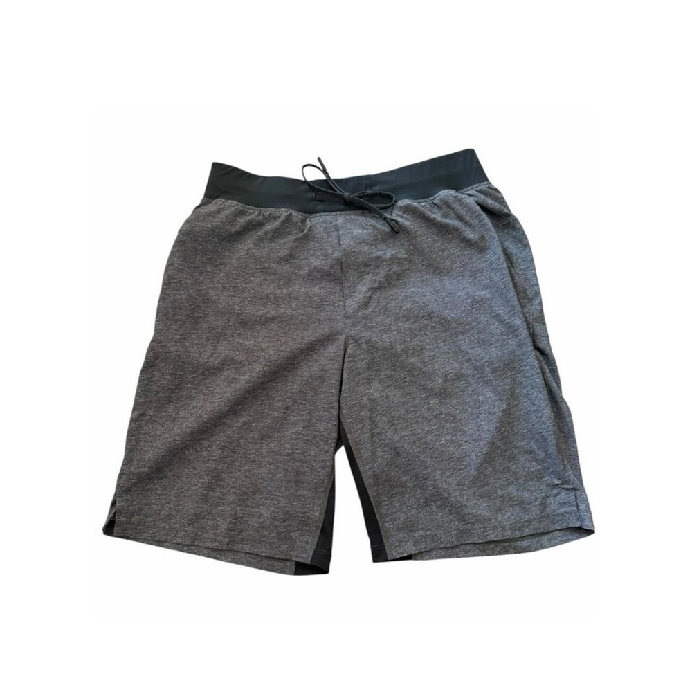 LULULEMON T.H.E. Short Men's with Liner 9" Heathered Grey Deep Coal Size Medium